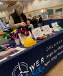 people tabling outside for POWER