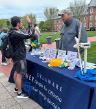 people tabling outside for POWER